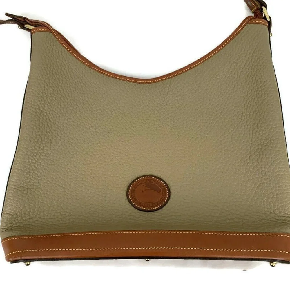 Dooney & Bourke Hobo Bag Purse Style R152 TP All Weather Leather Pebbled